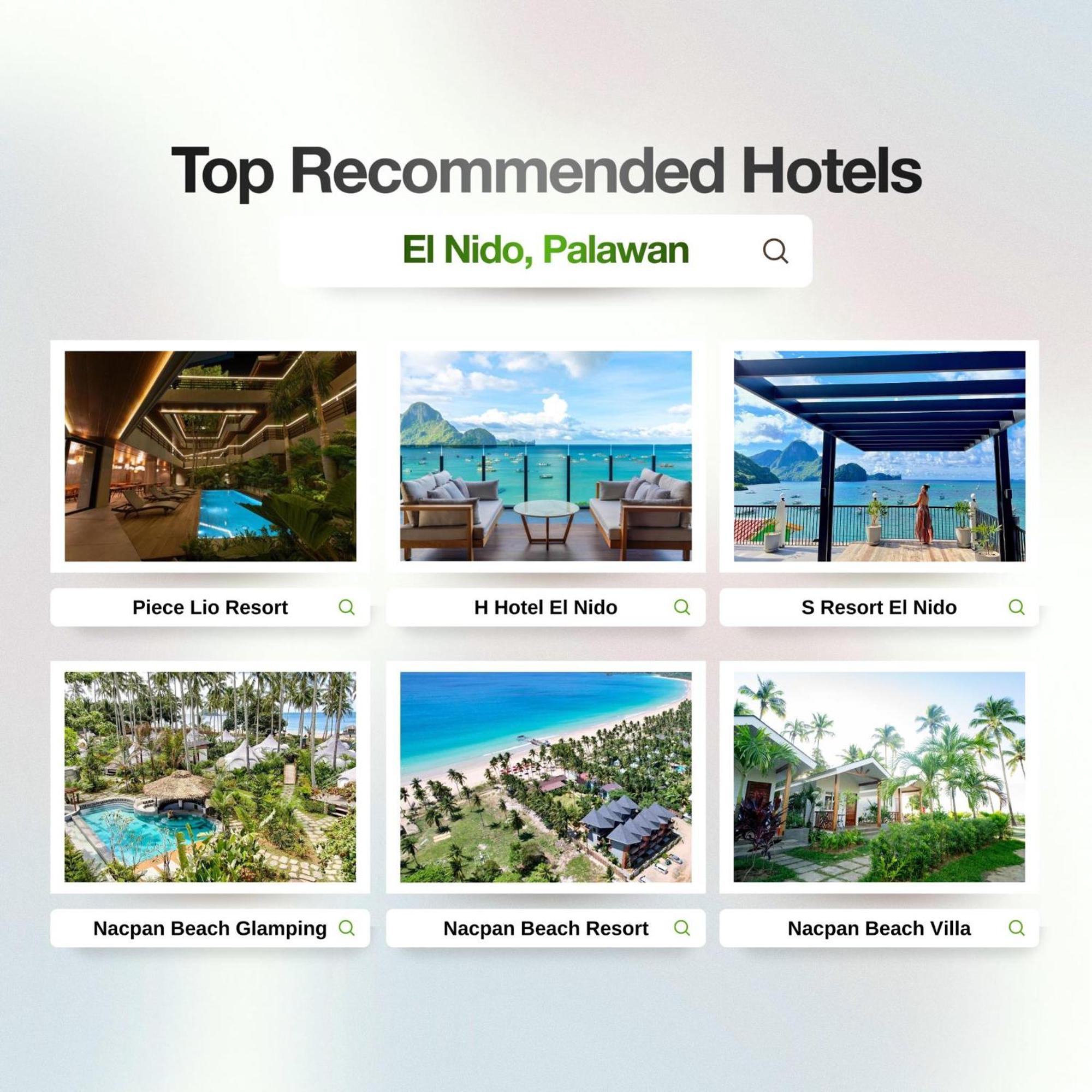 Nacpan Beach Villas Managed By H Hospitality Group El Nido Exteriör bild